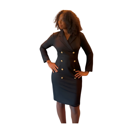 Office Authority Blazer Dress