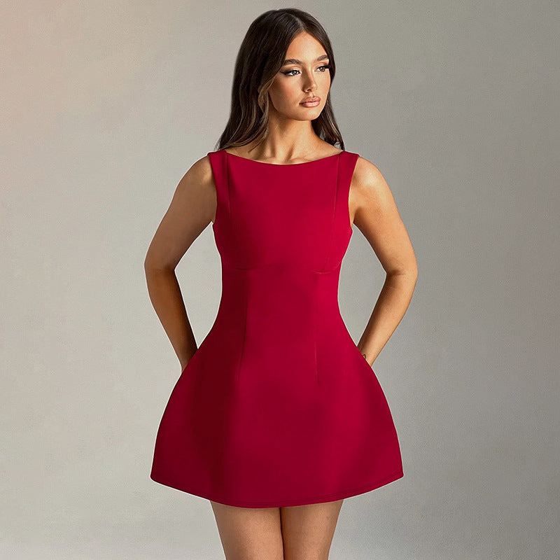 Backless Bodycon Mini Dress