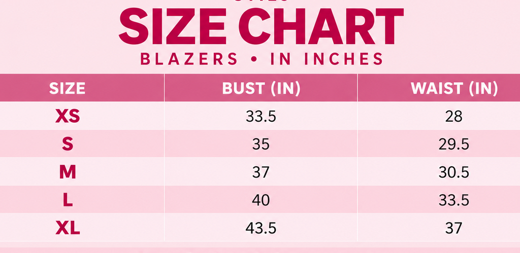 Pink Double-Breasted Blazer