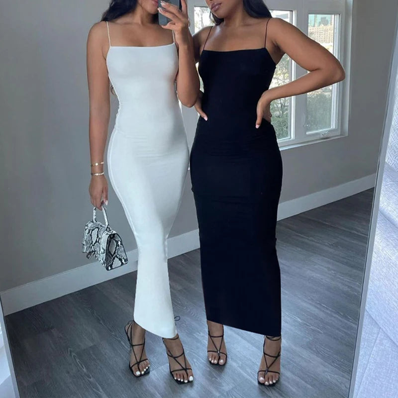 After Hours Dress – Strappy Back Maxi