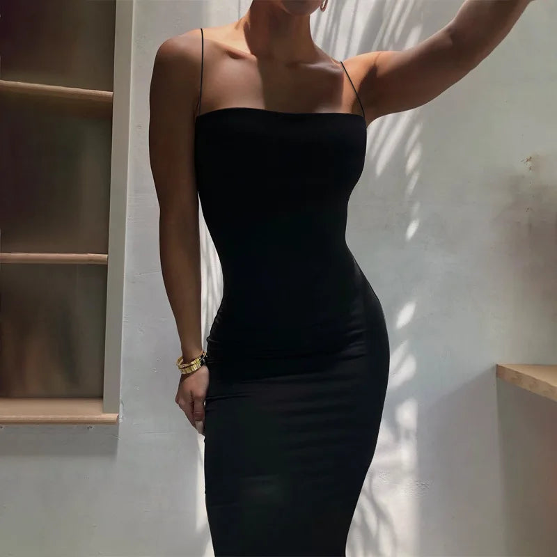 After Hours Dress – Strappy Back Maxi